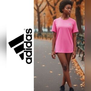 Adidas Pink Aeroready Running Shirt
